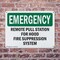 Signmission Remote Pull Station For Hood Fire Suppression Emergency Sign, Plastic, 10in W x 7in L, 2PK OS-2PACK-EM-P-710-L-10417 - alternate 6